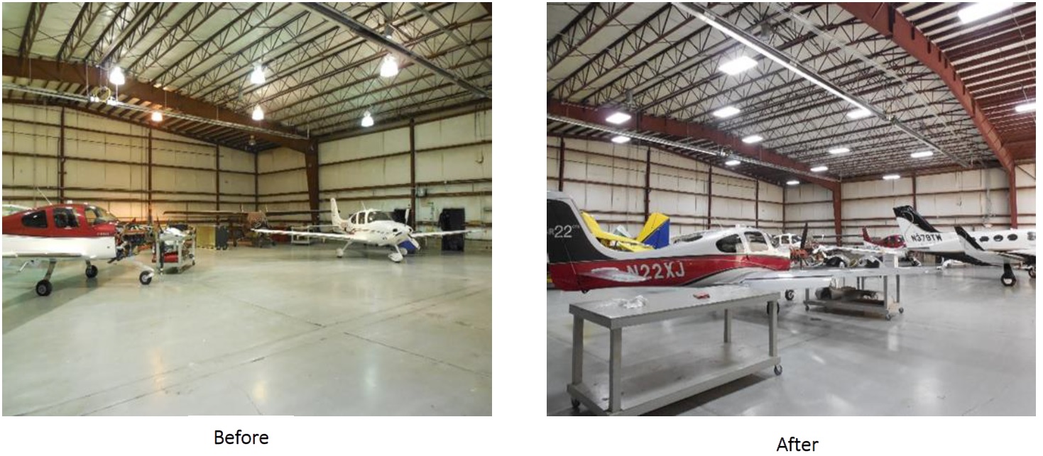24000sqft airplane hanger